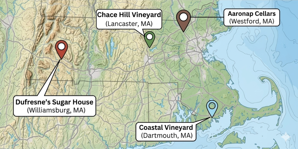 Aaronap Cellars Locations